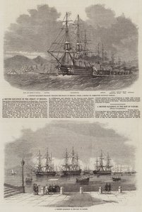 Une escadre britannique en Italie